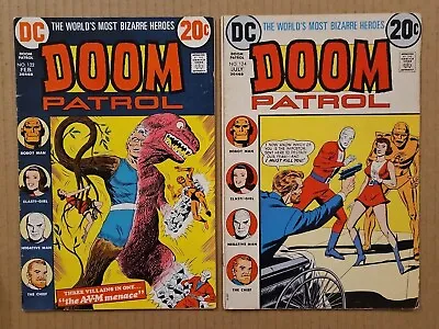 Buy Doom Patrol #122 124 Lot Of 2 DC 1973 Mid Grade Avg • 7.99£