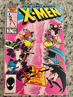 Buy Uncanny X-Men #208 Vol. 1 (Marvel, 1986) Key 1st Mention Of Omega Mutant, VF • 4.86£