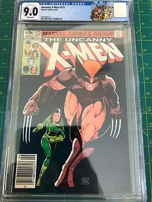 Buy Uncanny X-men 173 Cgc 9.0 White Pages Newsstand Wolverine Cover Custom Label  • 56.30£