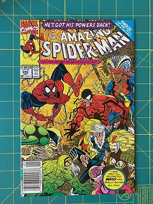 Buy The Amazing Spider-Man #343 - Jan 1991 - Vol.1 - Newsstand - Minor Key - (8678) • 3.40£