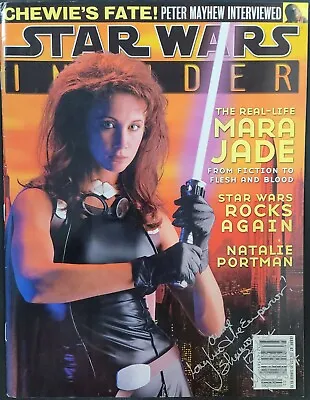 Buy Star Wars Insider #47 Mara Jade Signed By Shannon Baksa W/ Darth Maul Calendar! • 63.06£