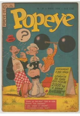 Buy Popeye #1 *BRAZILIAN EDITION* Premiere Issue! DELL PUBLISHING 1955 / 1948 Rare • 516.32£