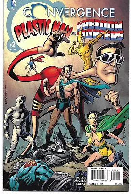 Buy Convergence PLASTIC MAN & FREEDOM FIGHTERS - No. 2 (2015) VARIANT 'Main' COVER • 2.50£