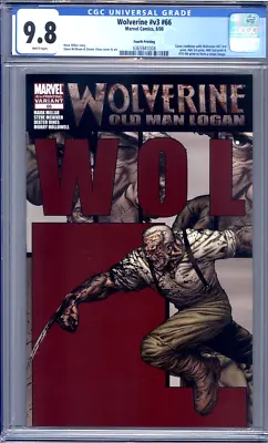 Buy Wolverine #66  Scarce 4th Printing  Old Man Logan 1st Print  CGC 9.8 • 81.98£