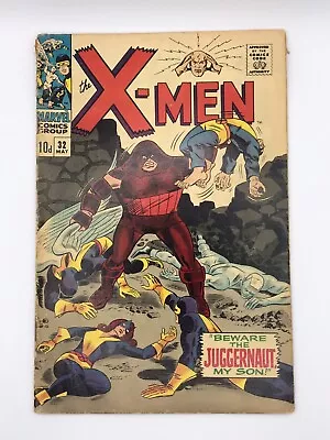Buy Uncanny X-men #32 Kirby 3rd App Juggernaut May 1967 Marvel Comics • 50£
