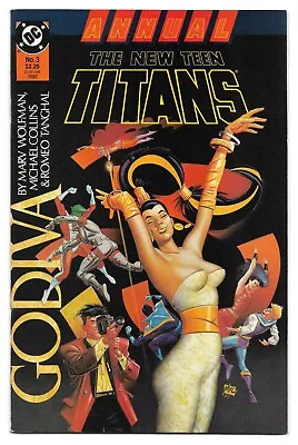 Buy New Teen Titans Annual #3 : NM :  The Lady's Name Is... Godiva!  : 1st Godiva • 2.95£