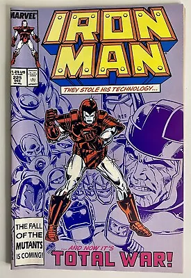 Buy IRON MAN #225  Armor Wars Begin, Bob Layton Art, Marvel 1987 • 5.55£