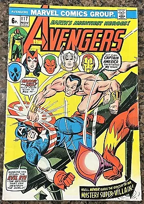 Buy Avengers #117 - Captain America Vs Sub-Mariner! (Marvel 1973) • 9.99£