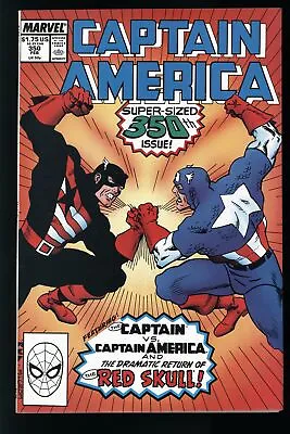 Buy Captain America 350 VF+ John Walker Marvel 1989 • 4.72£