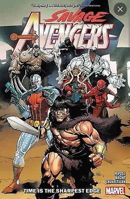 Buy Savage Avengers Vol 1: Time Is The Sharpest Edge - Marvel TPB Collection • 11.49£