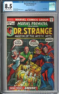 Buy Marvel Premiere Dr Strange #7 CGC 8.5 VF+ OWW 1973 Comics Mike Ploog MCU • 59.16£