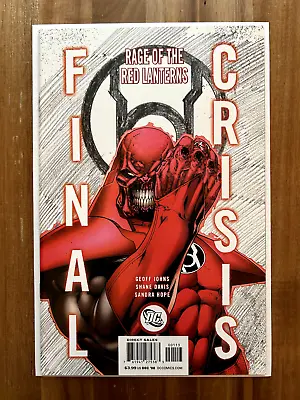 Buy Final Crisis Rage Of The Red Lanterns #1 2008 DC Comics 3rd Print Variant • 23.72£