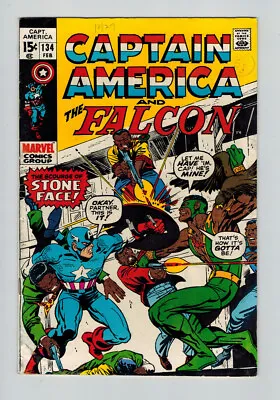Buy Captain America (1968) # 134 (6.0-FN) (919405) Stone-Face 1971 • 21.60£