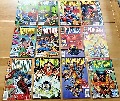 Buy 12 Wolverine Comics: 80, 111, 114, 115, 117, 118, 130, 142, 143, 144, 146 Annual • 28£