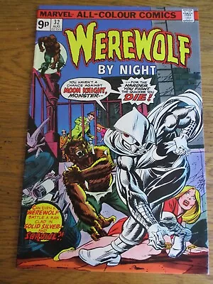 Buy Marvel Comics Werewolf By Night #32 1975 1st Appearance Of Moon Knight • 900£