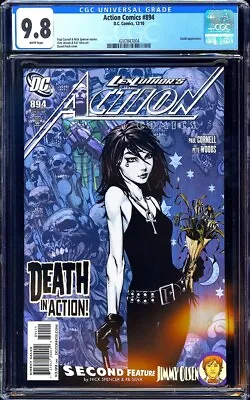 Buy Action Comics #894 CGC 9.8 (2010) 1st FULL App Of Death In DCU! KEY! L@@K! • 157.68£