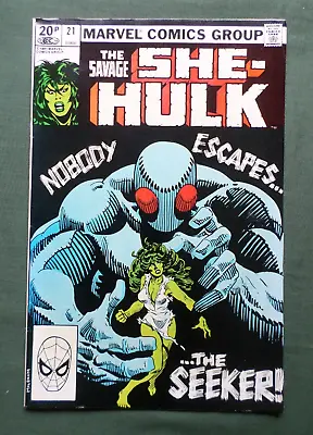 Buy The Savage She Hulk  - Marvel Comic  - #21 - Vol1 - October   1981 • 4.99£