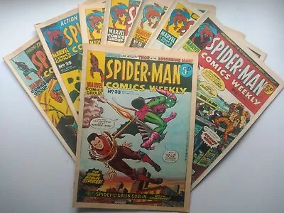 Buy Spiderman Weekly UK Marvel 33 34 35 36 37 38 40 41 • 20£