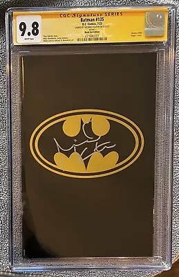Buy Batman #135 CGC 9.8 Black Foil Exclusive Variant, Signed Michael Keaton • 992.33£