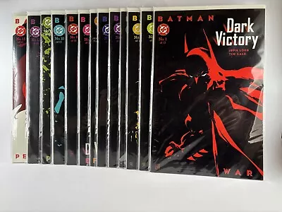 Buy Batman Dark Victory 0 1-13 Complete Set Jeph Loeb Time Sale 1999 DC Comics Run • 50£