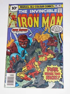 Buy Marvel -  Invincible Iron Man 88 July 1976 UK Price Variant  VFN- • 7.99£