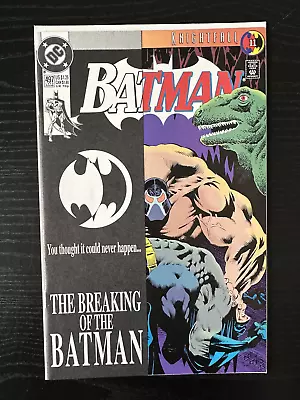 Buy Batman #497 Knightfall The Breaking Of The Batman NM To NM+ 1993 DC Comics • 6.32£
