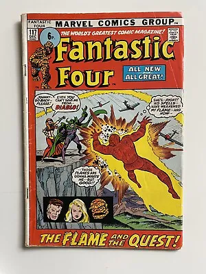 Buy Marvel Comics: Fantastic Four #117-The Flame And The Quest • 15£
