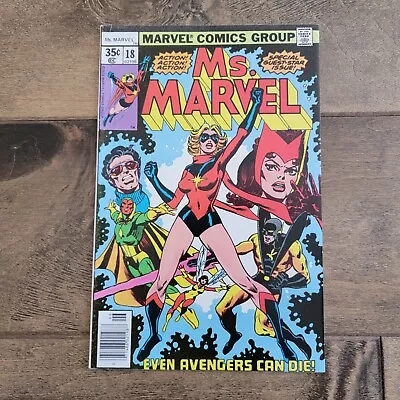 Buy Ms. Marvel #18 FN 6.0 1978 1st Full App. Mystique • 82.79£