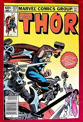Buy 1982 The Mighty THOR Marvel Vtg Comic #323 NEWSSTAND App CLASSIC Issue 80s NM  • 11.18£