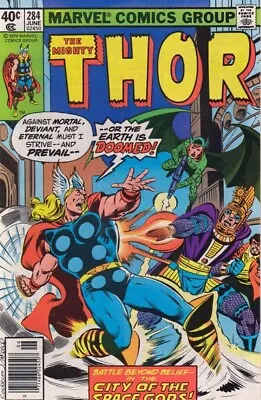 Buy THOR #284 F, John Buscema Art, Marvel Comics 1979 Stock Image • 4.74£