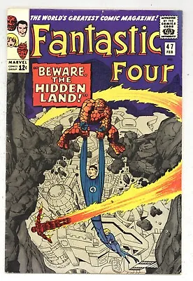 Buy Fantastic Four 47 VGF Kirby! 3rd Appearance INHUMANS! 1966 Marvel Comics R072 • 41.90£