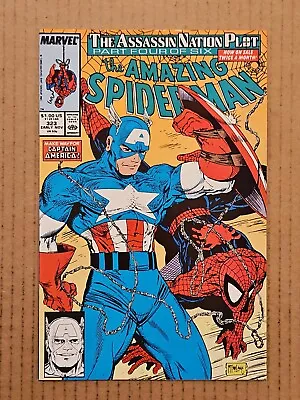 Buy Amazing Spider-Man #323 Captain America McFarlane Marvel 1989 VF+ • 8.67£