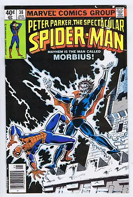 Buy Peter Parker, Spectacular Spider-Man #38 Marvel 1980 Morbius The Living Vampire! • 14.39£