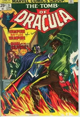 Buy Marvel Comics Tomb Of Dracula Vol 1 #21 1974 5.0 VG/FN • 19.73£