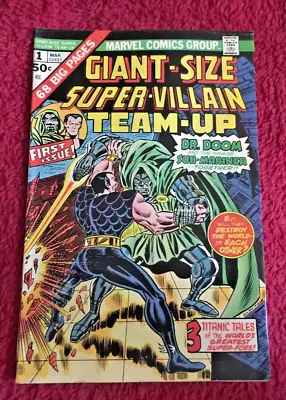 Buy Free P & P; Giant-Size Super-Villain Team-Up #1, Mar 1975: Namor, Dr. Doom (KG) • 15.99£