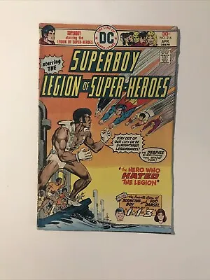 Buy Superboy #216 Dc Bronze Age 1976 1st Appearance Of Tyroc • 1.58£