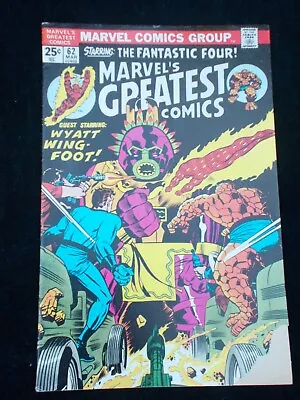 Buy Marvel's Greatest Comics #62 1976 Reprints Fantastic Four # 80 • 4.99£