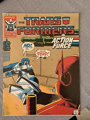 Buy UK Marvel Transformers And Action Force Comic No# 161 1988 Excellent Condition • 0.99£