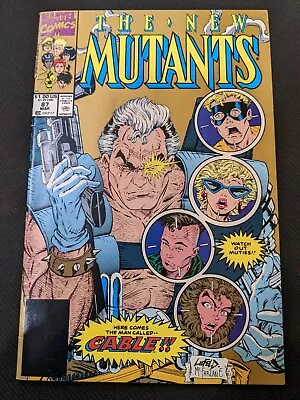 Buy The New Mutants #87 Here Comes Cable In His 1st Appearance Gold Variant  • 39.20£