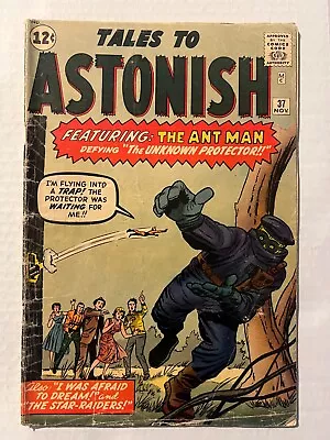 Buy Tales To Astonish #37 1st App Of The Protector Jack Kirby Cover & Art 1962 • 98.83£