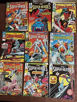 Buy The Super-Heroes Issues  11- 17 + 19 -20  1975 UK Marvel  Reprints SILVER SURFER • 6£