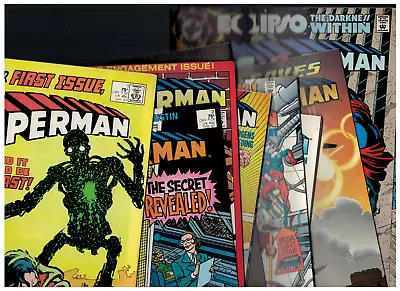 Buy Superman 1, 2, 50, 68, 70, 84, 95, 100, 115, Ann. 4 -keys, Death Of Clark Kent • 23.95£