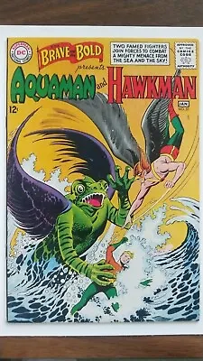 Buy Brave And The Bold #51 1963 Hawkman Appearance, Predates #1, Near Mint • 539.68£