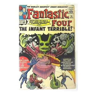 Buy Fantastic Four (1961 Series) #24 In Very Fine Minus Condition. Marvel Comics [t^ • 272.67£
