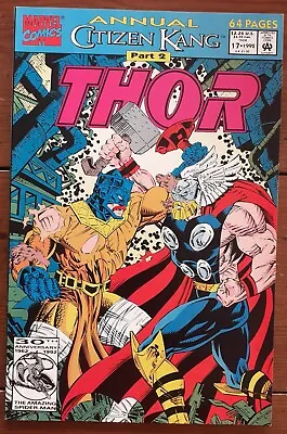 Buy The Mighty Thor Annual 17, Citizen Kang Part 2, Marvel Comics, 1992, Fn+ • 4.99£