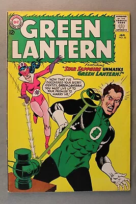 Buy Green Lantern #26 *1964* Featuring:  Star Sapphire Unmasks Green Lantern!  • 38.36£