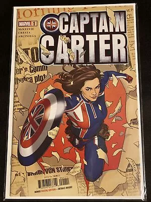 Buy CAPTAIN CARTER #1 Marvel Comics 1st Print 2022 • 7.45£