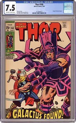 Buy Thor #168 CGC 7.5 1969 4129588011 • 240.52£