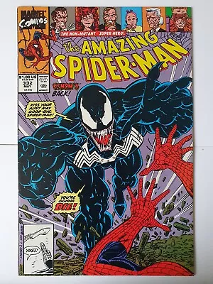 Buy 1990 Marvel Comics Group The Amazing Spider-man Issue 332 Early Venom Key Issue • 9£
