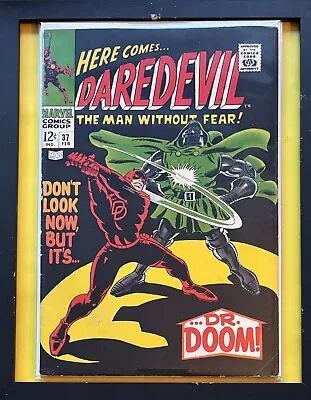 Buy Daredevil 37 Marvel 1968  Stan Lee Gene Colan Dr. Doom Appearance/VG/4.0 👀👀 • 35.62£